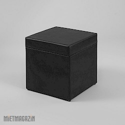 Loungehocker "Cube schwarz"