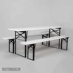 Festzeltgarnitur "weiß"